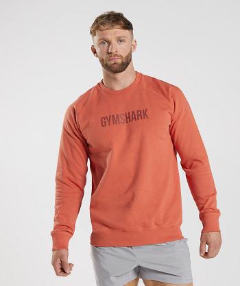 Correr Con Capucha Gymshark Apollo Crew Hombre Rojas | CO 3685FDN